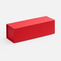 Коробка складная под бутылку Color Jacket Fold, красная