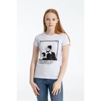 Футболка женская «Леон», белая, ver. 2