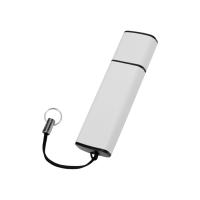 Флеш-карта USB 2. 0 16 Gb металлическая с колпачком Borgir, белый