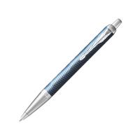 Шариковая ручка Parker IM Premium K318 Blue Grey CT, стержень: M, цвет чернил: blue, в подарочной упаковке. 