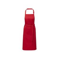 Фартук Andrea плотностью 240 г/м² с регулируемой завязкой на шее - Красный