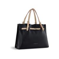 Сумка наплечная женская BUGATTI ЭЛЛА | ELLA, черная, полиуретан, 37, 5х13, 5х28 см