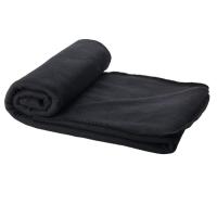 Плед Huggy в чехле 150 x 120 см - сплошной черный