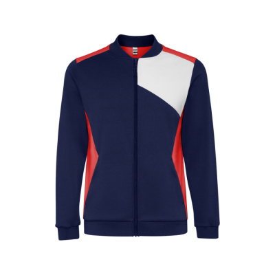 Спортивная куртка Leros унисекс, красный/синий нэйви (размер L)