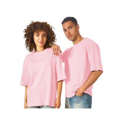 Футболка оверсайз Liyon унисекс, розовый (размер XL-2XL)