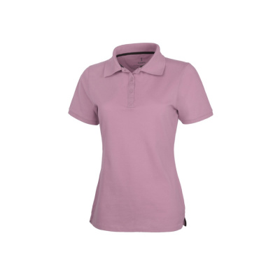 Calgary женская футболка-поло с коротким рукавом, light pink (размер XS)
