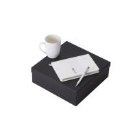 Подарочный набор с блокнотом С2, металлической ручкой и кружкой, белый