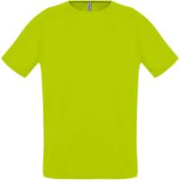 Футболка унисекс Sporty 140, зеленый неон