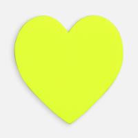 Наклейка тканевая Lunga Cor, M, желтый неон