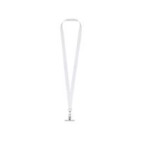 Ланъярд 2 см под сублимацию с трендовым карабином и металлическим держателем для телефона, серебристый