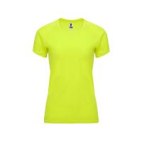 Футболка Bahrain женская, неоновый желтый