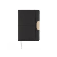 Записная книжка Pierre Cardin чёрная, 14 х 20, 5 см