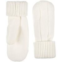 Варежки Knit Beat, белые (молочные)