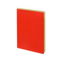 Ежедневник недатированный А5 Megapolis Nebraska Flex, красный с золотым обрезом