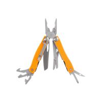 Мультитул Stinger, 106 мм, 15 функций, сталь/АБС-пластик, оранжевый, в комплекте нейлоновый чехол