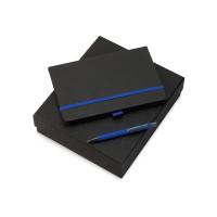 Подарочный набор Jacque 2. 0. с ручкой и блокнотом, синий