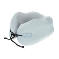 Подушка для путешествий с эффектом памяти Memo Pillow PRO M/L English Blue