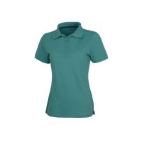 Calgary женская футболка-поло с коротким рукавом, аква