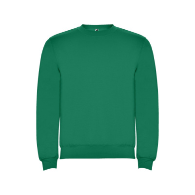 Свитшот с начесом Clasica унисекс, зеленый