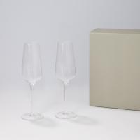 Подарочный набор 2 бокала для шампанского Blanche в серой коробке