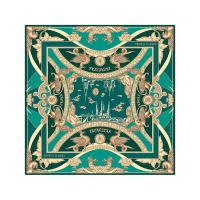 Платок Казань Драгоценная изумрудный