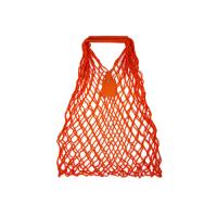 Авоська Dream М old style 15 литров с кожаными ручками,  оранжевый (5)