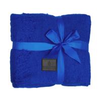 Плед акриловый Mohair, синий