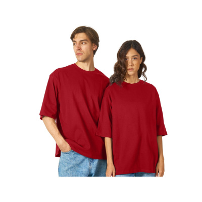 Футболка Berlin к/р оверсайз, 100% хлопок, 180гр, красный (размер M-L)