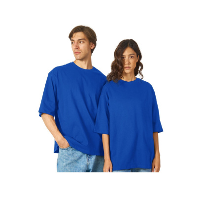 Футболка Berlin к/р оверсайз, 100% хлопок, 180гр, классический синий (размер XS-S)