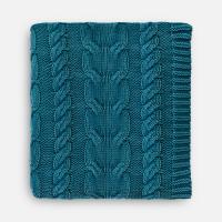 Плед Hygge, темно-зеленый