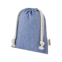 Маленькая подарочная сумка Pheebs объемом 0, 5 л из хлопка плотностью 150 г/м2, синий