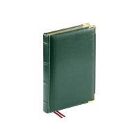 Ежедневник А5 полудатированный Boss, зеленый