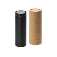 Вакуумная термокружка Noble с крышкой 360, Waterline, тубус, черный