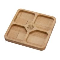 Менажница квадратная Snacks (гравировка)