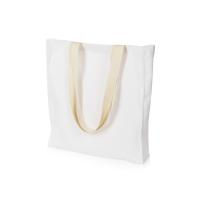 Сумка Donny из хлопка с донной складкой и парусиновыми ручками, белый