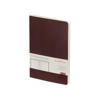Ежедневник А5 недатированный Megapolis Velvet Flex, коричневый