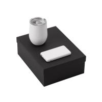 Подарочный набор с термокружкой и повербанком С2, 10000 мА·ч, белый