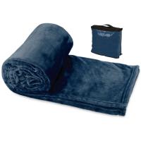 Плед Тедди, темно-синий