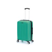 Чемодан TORBER В Отпуск, ярко-бирюзовый, полипропилен, 65, 5 х 43, 5 х 26 см, 62 л