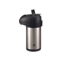 Термос с помпой Stinger, 3 л, широкий, нержавеющая сталь, серебристый, 24, 4 х 17, 5 х 37, 2 см