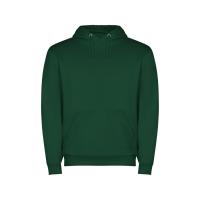 Толстовка с капюшоном Capucha мужская, бутылочный зеленый