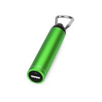 Портативное зарядное устройство Марс с карабином, 2600 мА·ч, зеленый