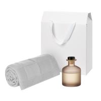 Подарочный набор Mizu, Cella Soft, бежевый (диффузор, плед)