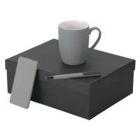 Подарочный набор c кружкой, пластиковой ручкой и повербанком С1, 5000 мА·ч, серый