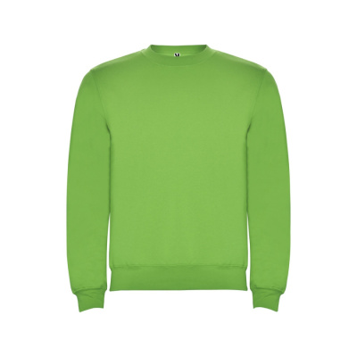 Свитшот с начесом Clasica унисекс, зеленое яблоко