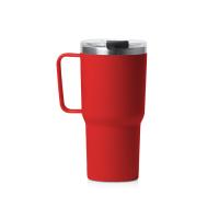 Термокружка Кенчер с двойными стенками из нержавеющей стали 304 и полипропилена, красный