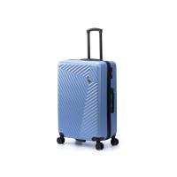 Чемодан TORBER Lama, синий, ABS-пластик, 49 х 29, 5 х 77 см, 92 л