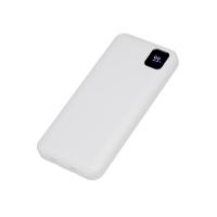 Внешний аккумулятор со встроенными кабелями Фрэйм, 10000мач, белый