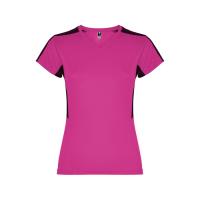 Футболка Suzuka женская, яркая фуксия /черный
