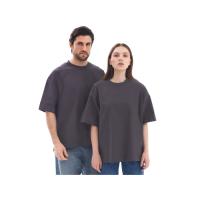 Футболка оверсайз Beta. 01 унисекс, темно-серый